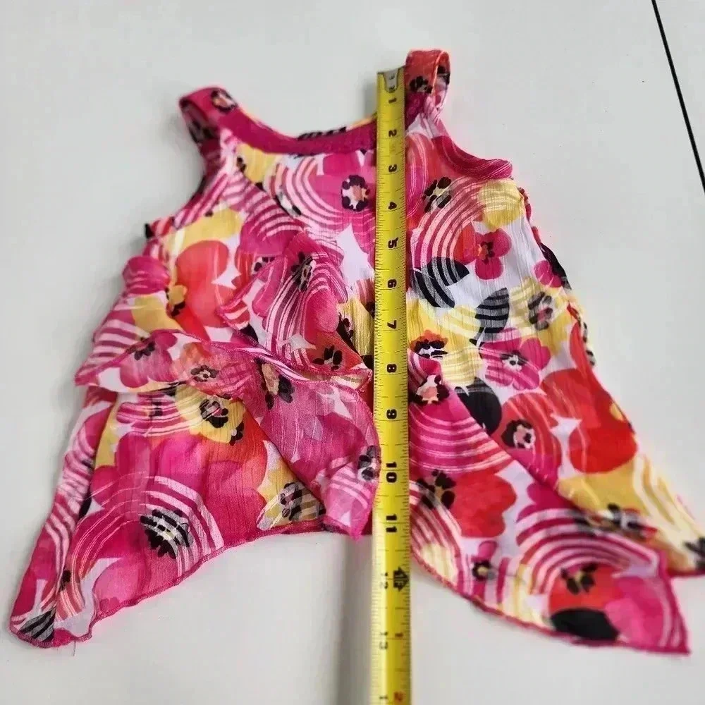 NWOT Pogo Club Baby Girls Shorts Outfit Set Ruffle Sequin Pink Lighweight 3-6 M